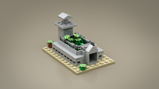 Illustration for article titled Microscale LEGO Jurassic Park Has All The Highlights